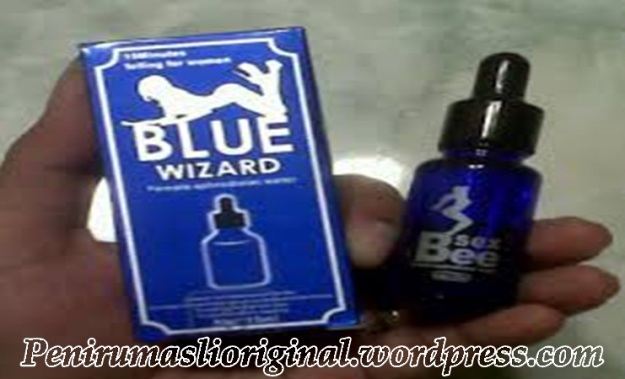 blue wizard asli original